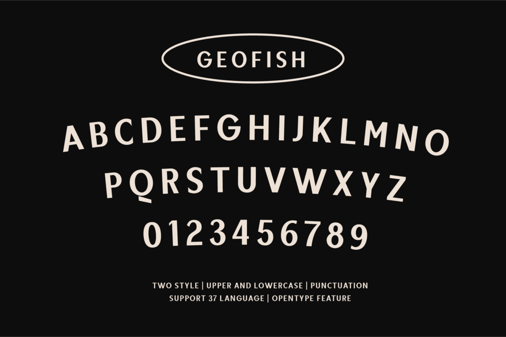 Geofish Vintage Font
